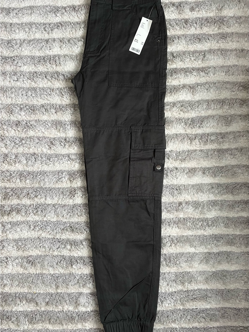 Urban Outfitters Black Cargo Pants with Utility Pockets